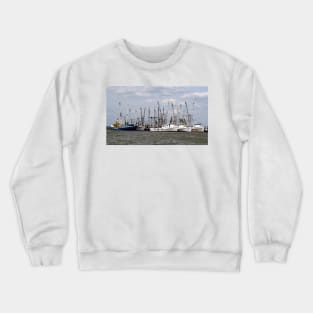 Fishing Vessels - Chincoteague, VA Crewneck Sweatshirt